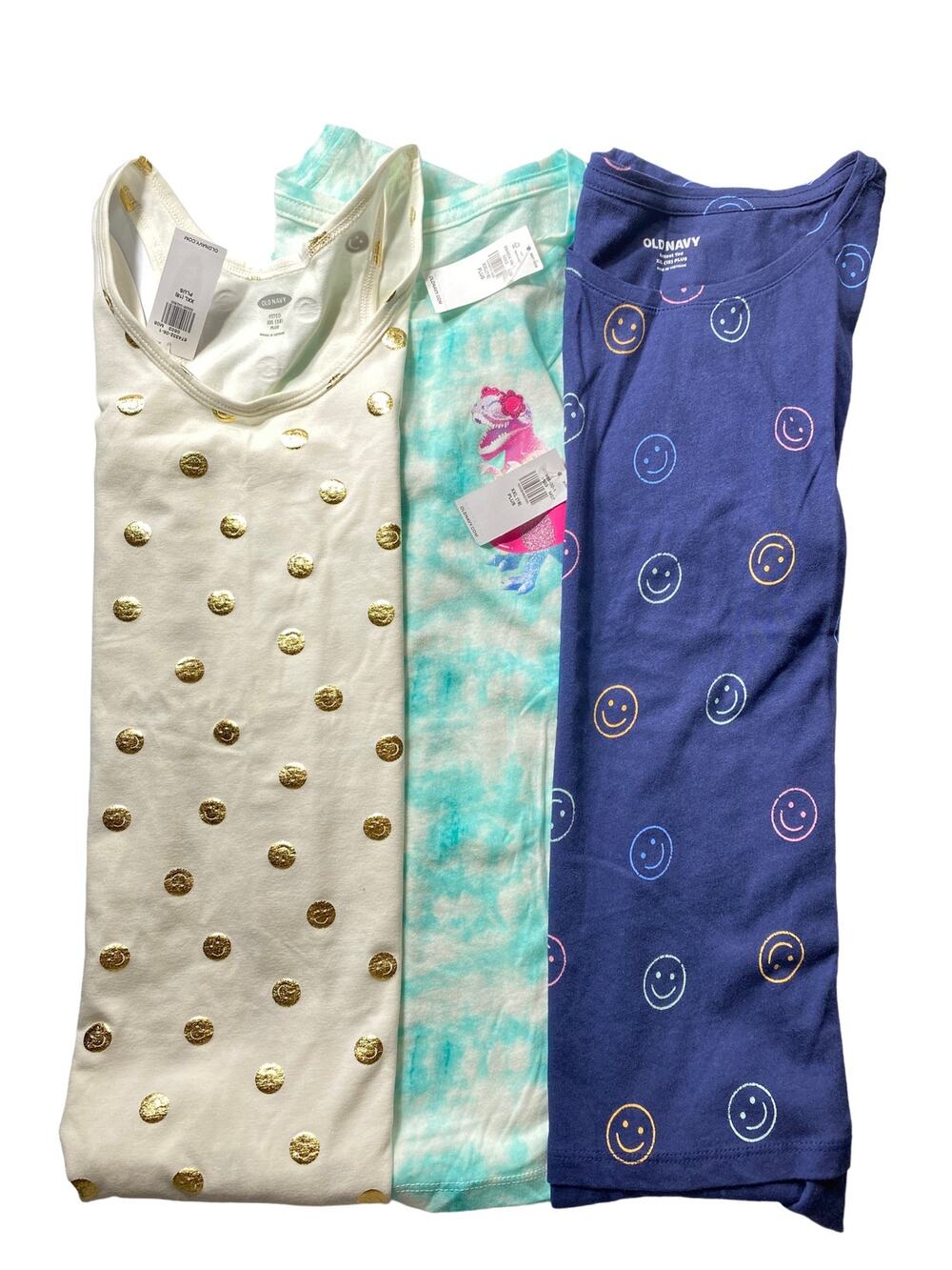 3 Summer Old Navy NWT Girls/Juniors Size XXL (18) Summer T-Shirt Bundle